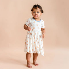 Twirl Dress in Teddy Bear