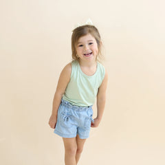 Toddler Tank Top in Basil