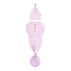 Knotted Gown with Hat Set in Thistle