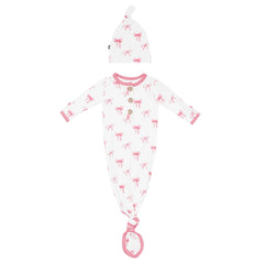 Knotted Gown with Hat Set in Bow
