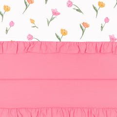 Ruffle Toddler Blanket in Tulip 0.5