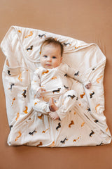 Baby Blanket in Dachshund 1.0