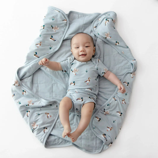 Baby Blanket in Mallard Duck 1.0