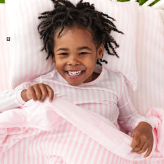 Toddler Blanket in Small Sakura Stripe 1.0