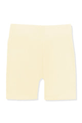 Ribbed Toddler Biker Shorts in Chamomile