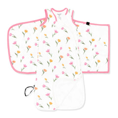 Sleep Bag Swaddler in Tulip 0.5