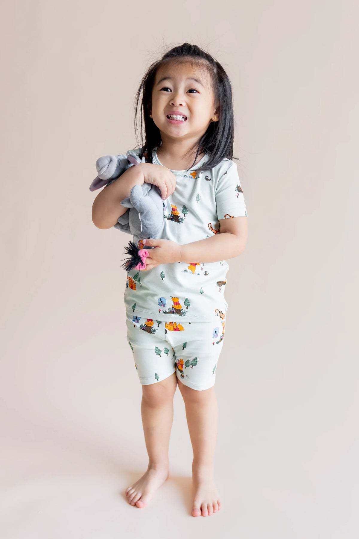 Short Sleeve Pajamas in Winnie the Pooh Hundred Acre Wood