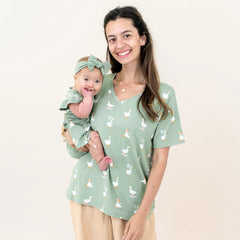 Twirl Bodysuit Dress in Silly Goose