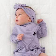 Knotted Bow Headband in Taro