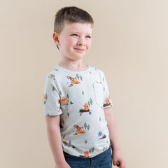 Toddler Crew Neck Tee in Winnie the Pooh Hundred Acre Wood