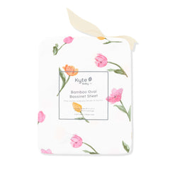 Oval Bassinet Sheet in Tulip