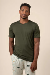 Men's Crew Neck Tee in Fir