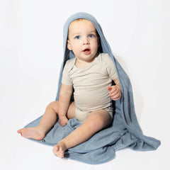 Hooded Bath Towel in Slate