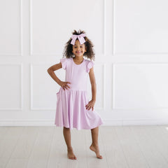 Pocket Dress in Thistle