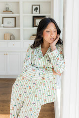 Long-Sleeved Women's Pajama Set in Honeydukes