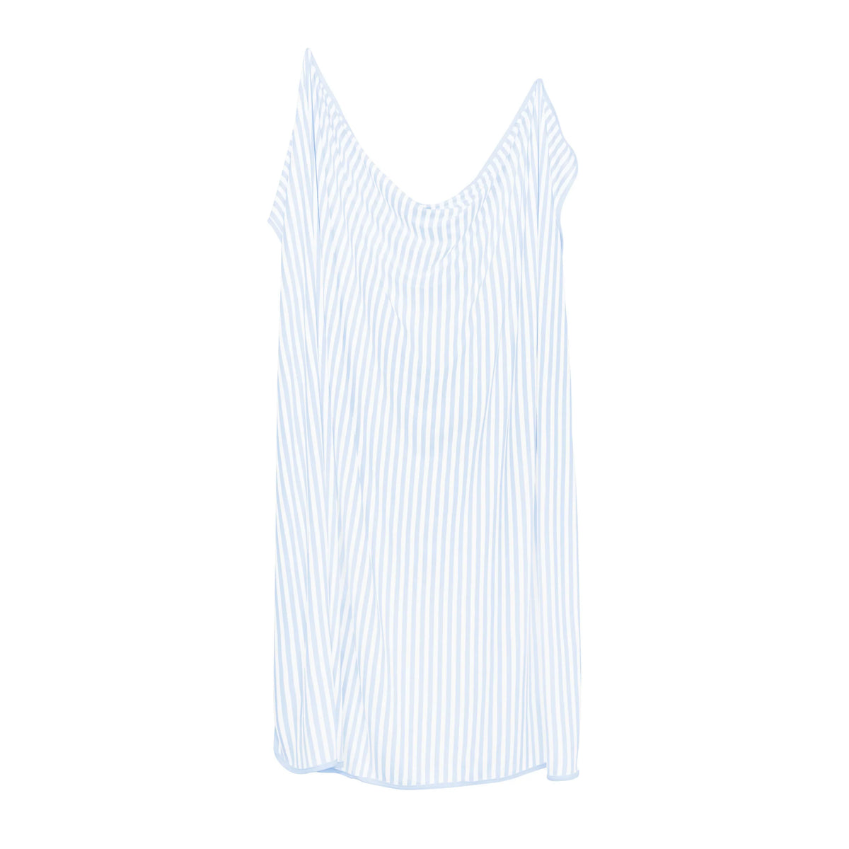 Swaddle Blanket in Small Mist Stripe