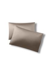 Bamboo Sateen Pillowcase Set in Truffle