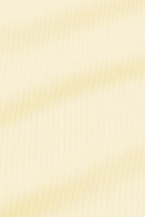 Ribbed Zipper Romper in Chamomile