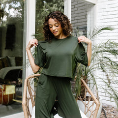 Women's Short Sleeve Tee in Fir