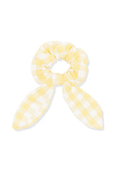 Scrunchie in Gingham Chamomile