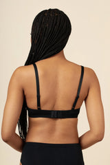 Women's V-Neck Bra in Midnight