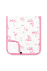 Burp Cloth in Toile Ballet