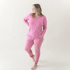 Women's Jogger Pajama Set in Apple Blossom