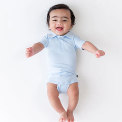 Polo Bodysuit in Breeze