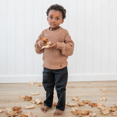 Chunky Knit Sweater in Latte