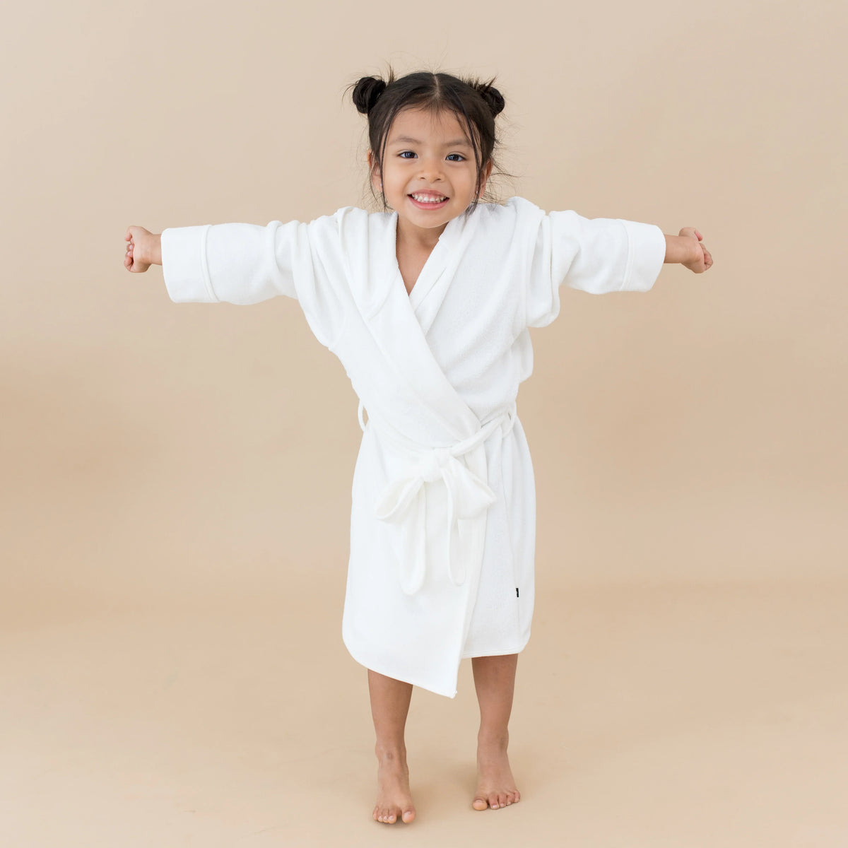 Hooded Bath Robe in Cloud