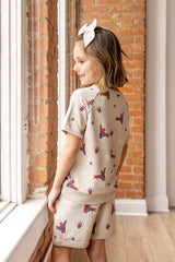 Short Sleeve Jogger Set in Spider-Man
