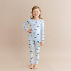 Long Sleeve Pajamas in Take Off