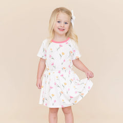 Toddler Basic Tee in Tulip