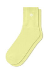 Adult Crew Socks in Citron