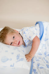 Toddler Pillowcase in Toile Safari
