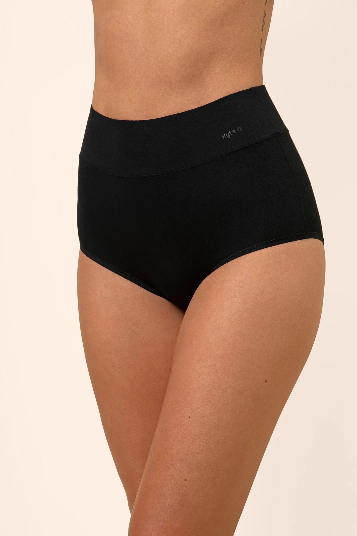 Women's High-Waisted Brief in Midnight