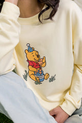 Women's Sweatshirt in Winnie the Pooh on Chamomile
