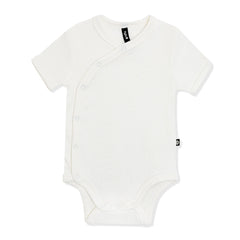 Pointelle Kimono Bodysuit in Cloud