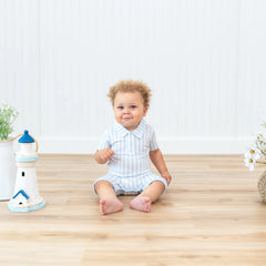 Polo Shortall in Small Mist Stripe
