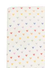 Crib Sheet in Pastel Mickey Mouse