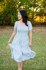 Women’s Smocked Dress in Breeze