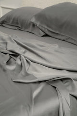 Bamboo Sateen Sheet Set in Ash
