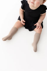 Knee High Socks in Bisque