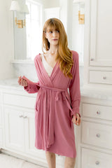 Women’s Lounge Robe in Apple Blossom
