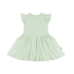 Pocket Dress in Basil