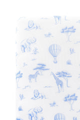Twin Sheet in Toile Safari