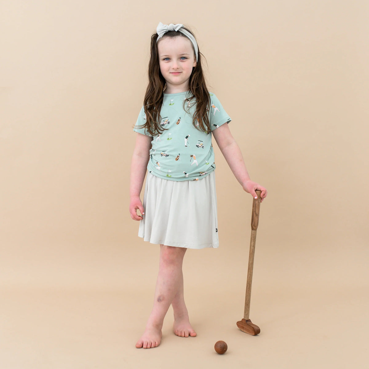 Toddler Basic Tee in Golf