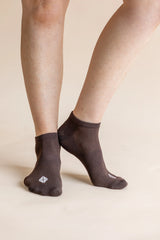 Women's Ankle Socks 3-Pack in Cafe