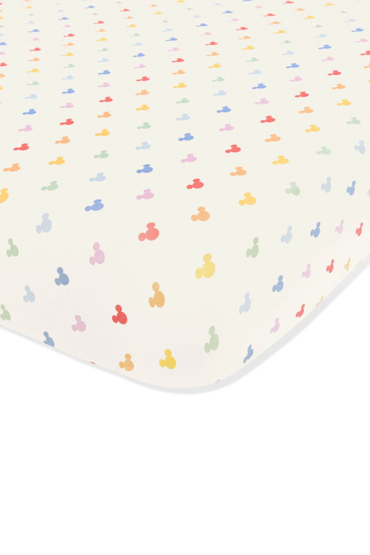 Crib Sheet in Pastel Mickey Mouse