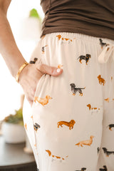 Women's Lounge Pants in Dachshund
